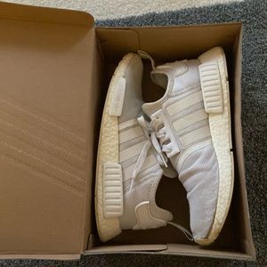 Mens White Adidas sneakers size 9